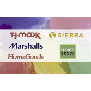 $50.00 USD TJ Maxx/Marshalls/HomeGoods/Sierra/HomeSense