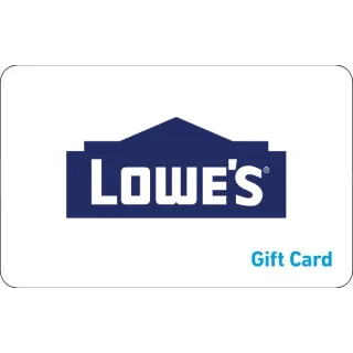 $50.00 USD Lowe's gift card