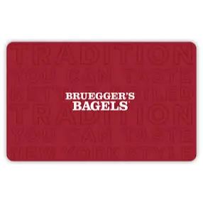 $10.00 USD Bruegger's Bagels gift card