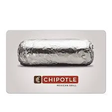 $32.99 USD Chipotle e-gift card