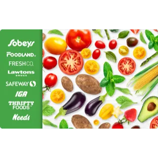 $100.00 CAD Sobeys gift card CANADA