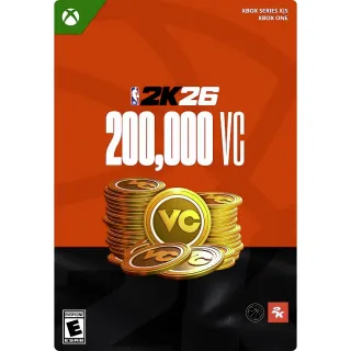 $50.00 USD NBA 2K26: 200000 Virtual Currency Pack - Xbox Series X/S/Xbox One (Digital)