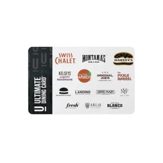$150.00 CAD Ultimate dining CANADA gift card 