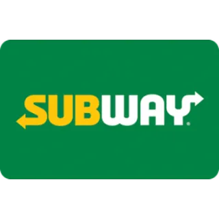 $ 10.00 USD Subway e-gift card