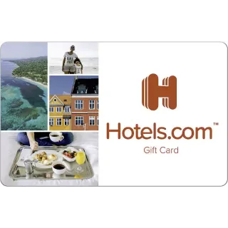 $25.00 USD Hotels.com gift card
