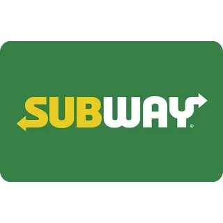 $25.00 USD Subway gift card