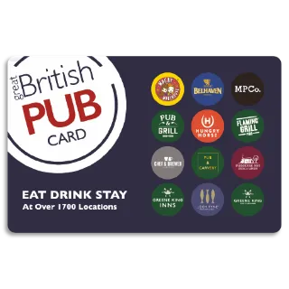 £7.02 GBP Great British Pub Gift Card