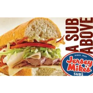 $1.54 USD Jersey Mike's gift card