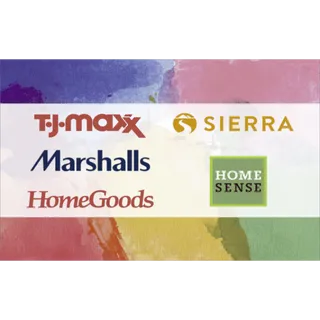 $75.00 USD TJ Maxx/Marshalls/HomeGoods/Sierra/HomeSense