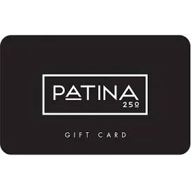 $125.00 USD Patina Restaurants e-gift card