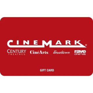$100.00 USD Cinemark gift card
