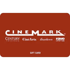 $50.00 USD Cinemark Gift Card