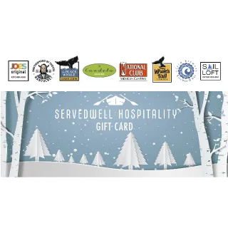 $50.00 USD Servedwell Hospitality Massachusetts Restaurants | Gift Card 