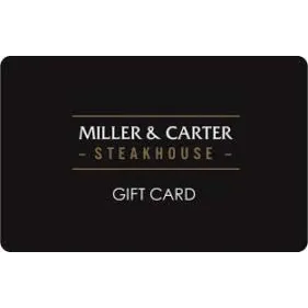 £50.00 GBP Miller & Carter -STEAKHOUSE- UK ONLY