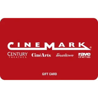 $28.00 USD Cinemark gift card