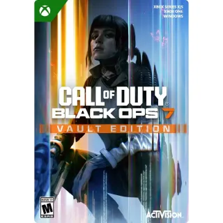 $99.00 USD Call of Duty: Black Ops 7 Vault Edition - Xbox Series X|S/Xbox One/PC (Digital)
