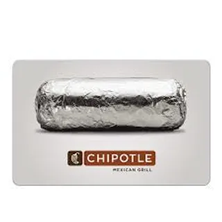 $50.00 USD Chipotle e-gift card