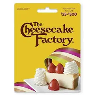 $9.56 USD Cheesecake Factory e-gift card