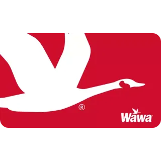 $5.00 USD Wawa gift card
