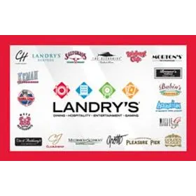 $34.00 USD LANDRY'S e-gift card