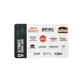 $100.00 CAD Ultimate dining CANADA gift card