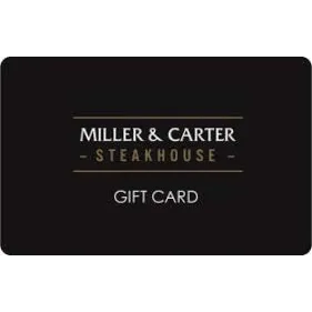 £100.00 GBP Miller & Carter -STEAKHOUSE- UK ONLY