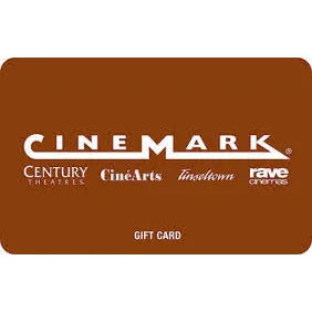 $20.00 USD Cinemark Gift Card