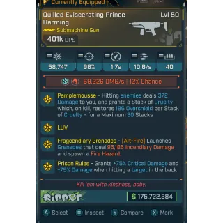 Borderlands 4 modded prince harming