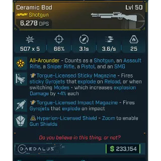 Borderlands 4 ceramic bod