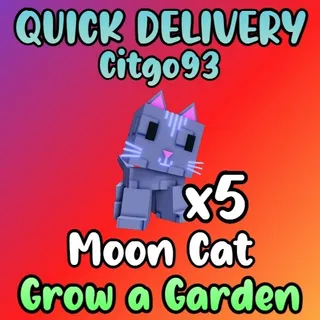 5x Moon Cat