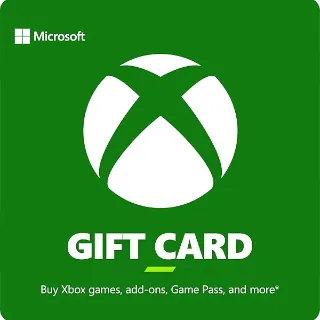 $50.00 USD Xbox Gift Card