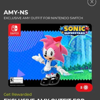 Sonic Superstars: IHOP Exclusive Waitress Outfit For Amy Nintendo Switch