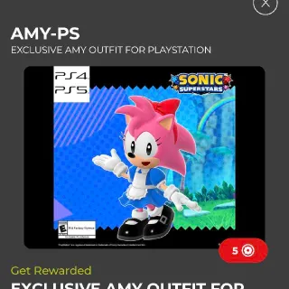 Sonic Superstars: IHOP Exclusive Waitress Outfit For Amy PlayStation