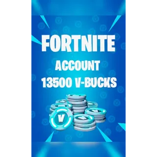 Fortnite 13500 Vbucks Account V-BUCKS