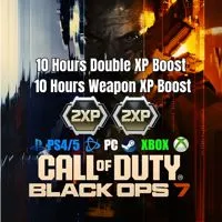 Call of Duty: Black Ops 7 - 10 Hours Double XP Boost + 10 Hours Weapon XP Boost