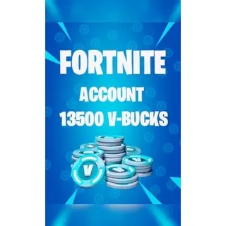 Fortnite 13500 Vbucks Account V-BUCKS