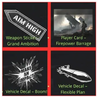 Battlefield 6 Player Card Weapon Sticke Vehicle Decal