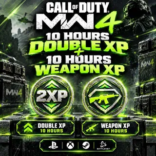 10 Hours Double XP + 10 Hours Double Weapon XP Boost