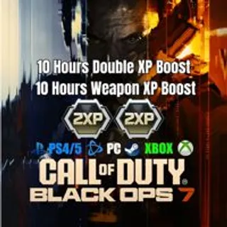  Black Ops 7 - 10 Hours Double XP Boost + 10 Hours Weapon XP