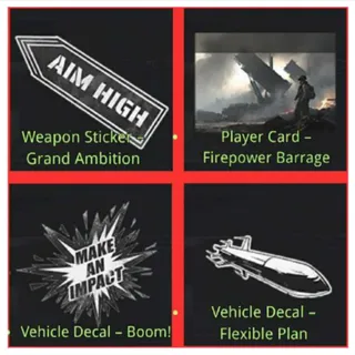 Battlefield 6 Player Card Weapon Sticke Vehicle Decal
