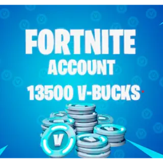 Fortnite 13500 Vbucks Account V-BUCKS