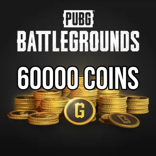 PUBG 60000 G-COINS