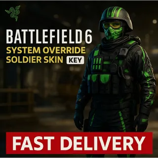 Battlefield 6 Razer System Override Soldier Skin