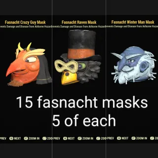 15 fasnacht masks