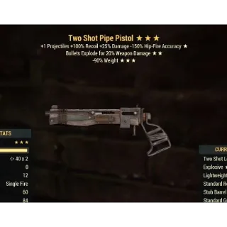 Weapon | TSE 90 Pipe pistol