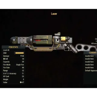 Level 45 Invalid Laser!