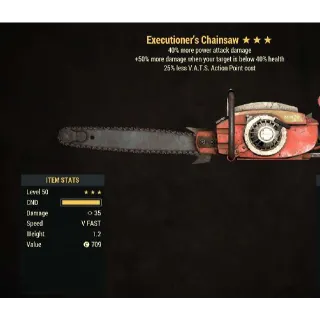 Weapon | EE +40PA 25LVC Chainsaw