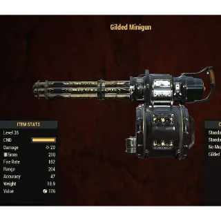 Weapon | Gilded Minigun