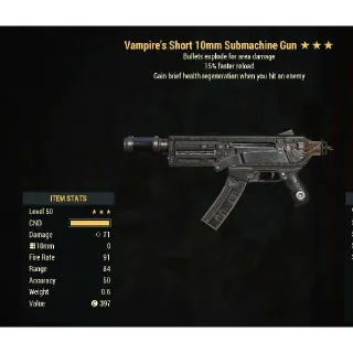 Weapon | VE 15RL 10mm SMG