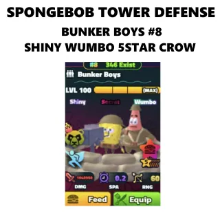 SW BUNKER BOYS CROWN 5S # 8 - SPONGEBOB TOWER DEFENSE
